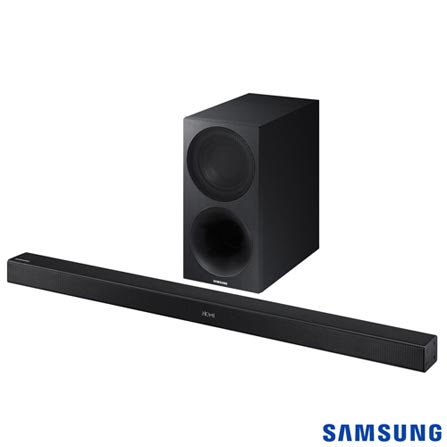 Menor preço em Soundbar Samsung com 2.1 Canais e 320W - HW-M450/ZD