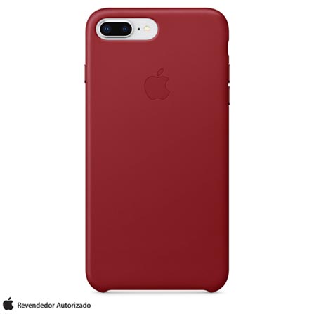 Menor preço em Capa para iPhone 7 e 8 Plus de Couro Vermelho - Apple - MQHN2ZM/A