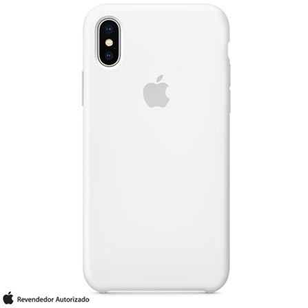Menor preço em Capa para iPhone X de Silicone White - Apple - MQT22ZM/A