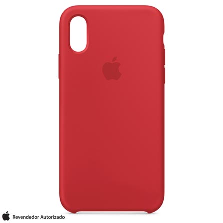 Menor preço em Capa para iPhone XS de Silicone (PRODUCT) RED Vermelha - Apple - MRWC2ZM/A