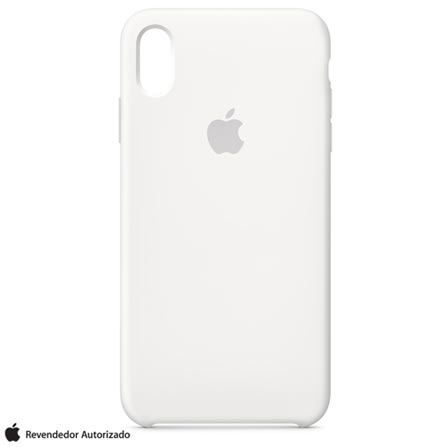 Menor preço em Capa Protetora para iPhone XS Max em Silicone Branca - Apple - MRWF2ZM