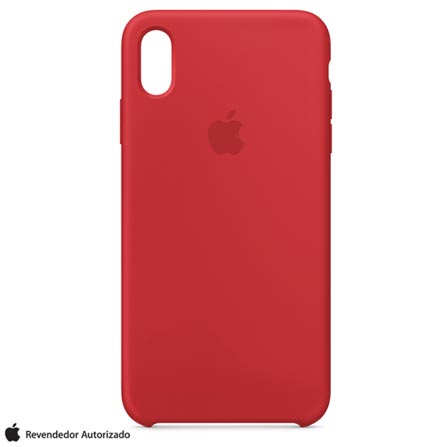 Menor preço em Capa Protetora para iPhone XS Max em Silicone Vermelha - Apple - MRWH2ZM
