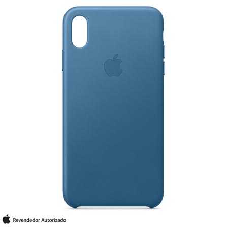 Menor preço em Capa Protetora para iPhone XS Max em Couro Azul Cape Cold - Apple - MTEW2ZM