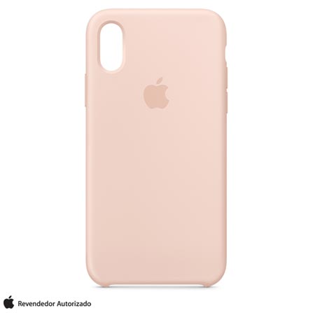 Menor preço em Capa para iPhone XS de Silicone Areia Rosa - Apple - MTF82ZM/A