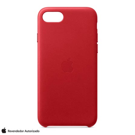 Capa para iPhone SE 2020 de Couro Vermelha - Apple - MXYL2ZM/A