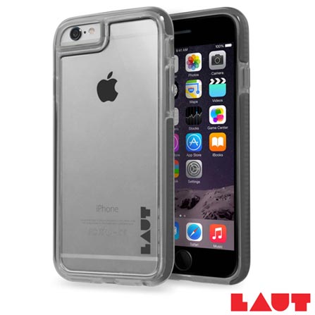 Menor preço em Capa para iPhone 7 em Elastômeros Termoplásticos Preta com 02 Películas Plásticas - Laut - LT-IP7FR