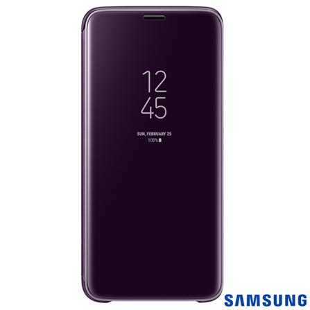 Menor preço em Capa para Galaxy S9 Clear View Standing Cover UltraVioleta - Samsung - EF-ZG960CVEGBR