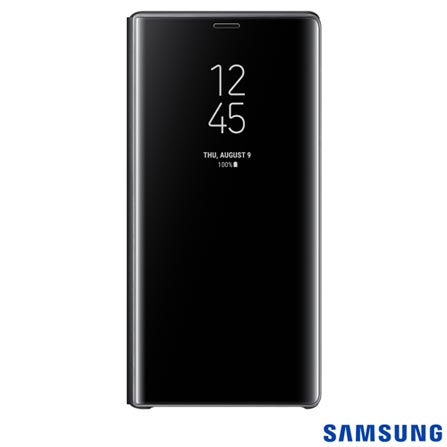 Menor preço em Capa Protetora para Galaxy Note 9 Clear View Standing em Policarbonato Preta - Samsung - EF-ZN960CBEGBR