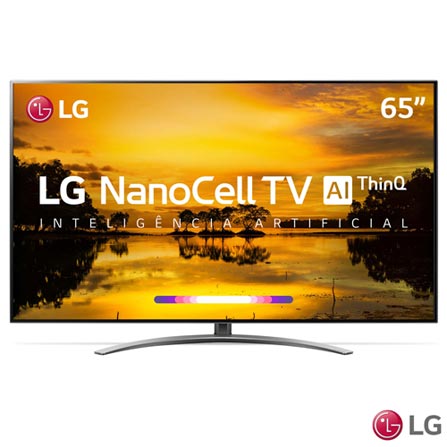 Menor preço em Smart TV 4K LG LED 65" com Tecnologia NanoCell, Controle Smart Magic, Processador Inteligente e Wi-Fi - 65SM9000PSA