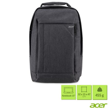 Menor preço em Mochila Acer para Notebook de 15" Gray Dual Tone