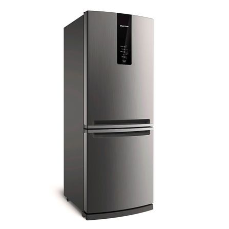 Menor preço em Refrigerador Brastemp Frost Free 443L Inox com Turbo Ice Inverse BRE57AK