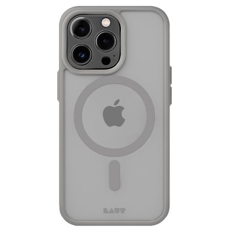 Capa para iPhone 15 Pro Huex Protect Magsafe em Policarbonato Cinza - Laut  - LTIP23BHPTGY