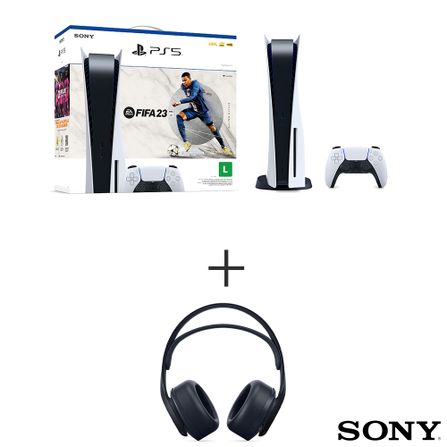Headset Sem Fio Sony Playstation 5 - PS5 em Promoção na Americanas
