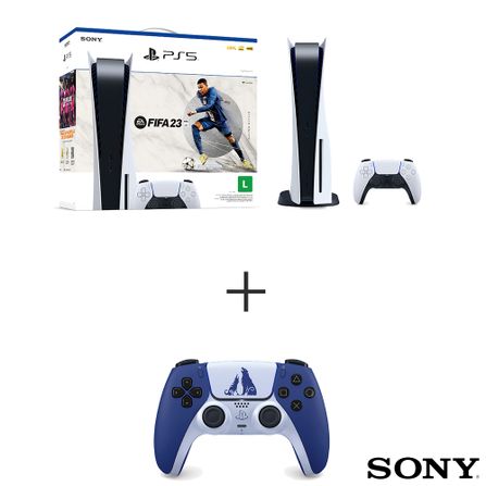 Console Playstation 5 825 GB Sony Bundle EA Sports FC 24 4K com o