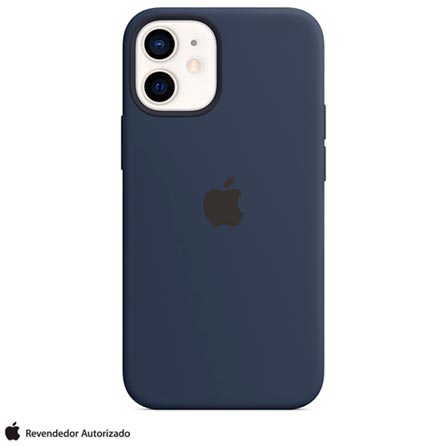 Capa para iPhone 12 Mini em Silicone Marinho Escuro - Apple