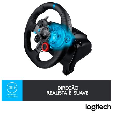 Volante Logitech Driving Force GT USB Com Cambio PS2/PS3 Preto, 941-000019